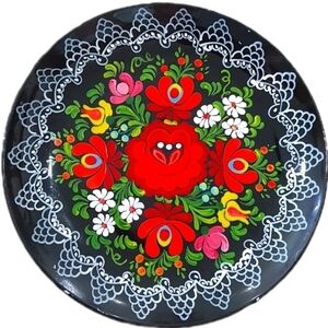 Vintage Bulgarian Pottery Plate